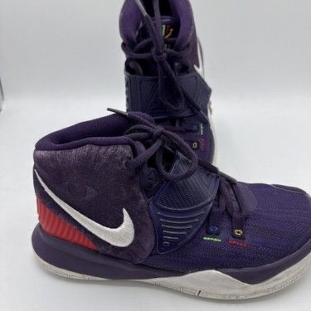 Nike Kyrie 6 PS Enlightenment Kids Youth 2.5Y BQ5600-500 Purple Shoes EUC